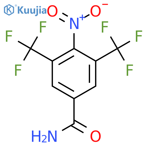 3,5-Bis(trifluoromethyl)-4-nitrobenzamide structure