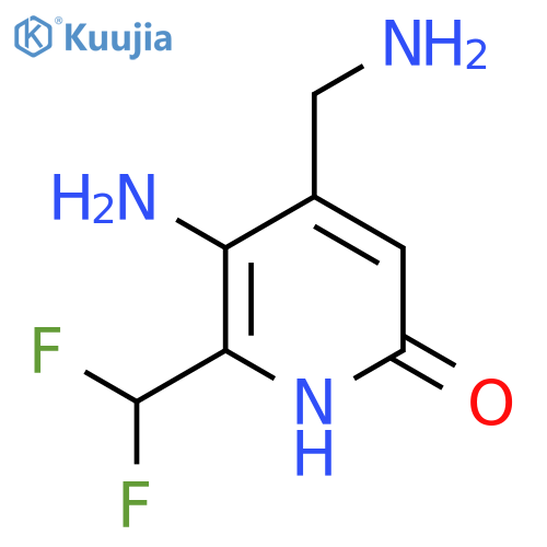 3-Amino-4-(aminomethyl)-2-(difluoromethyl)-6-hydroxypyridine structure