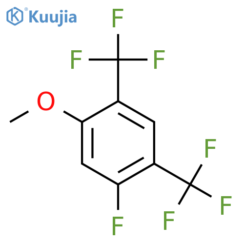 2,4-Bis(trifluoromethyl)-5-fluoroanisole structure