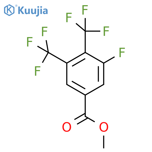 Methyl 3,4-bis(trifluoromethyl)-5-fluorobenzoate structure