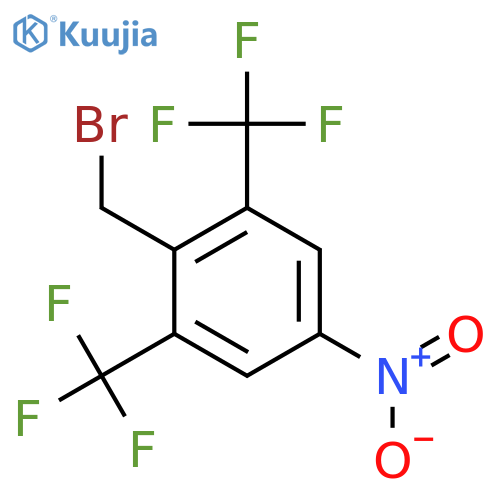 2,6-Bis(trifluoromethyl)-4-nitrobenzyl bromide structure