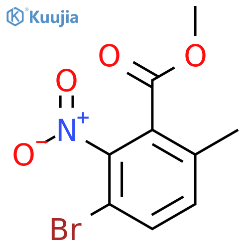 Methyl 3-bromo-6-methyl-2-nitrobenzoate structure