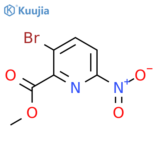 Methyl 3-bromo-6-nitropicolinate structure