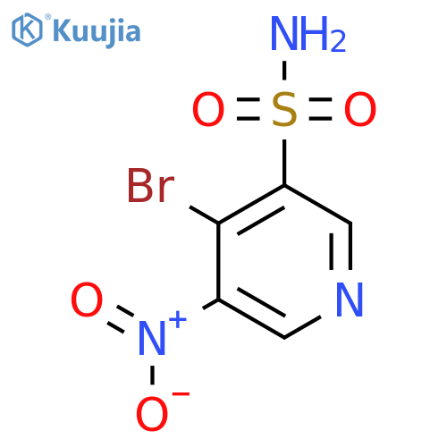 4-Bromo-3-nitropyridine-5-sulfonamide structure
