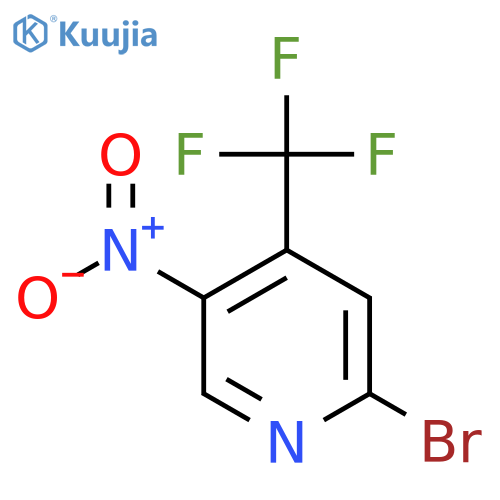 2-Bromo-5-nitro-4-(trifluoromethyl)pyridine structure