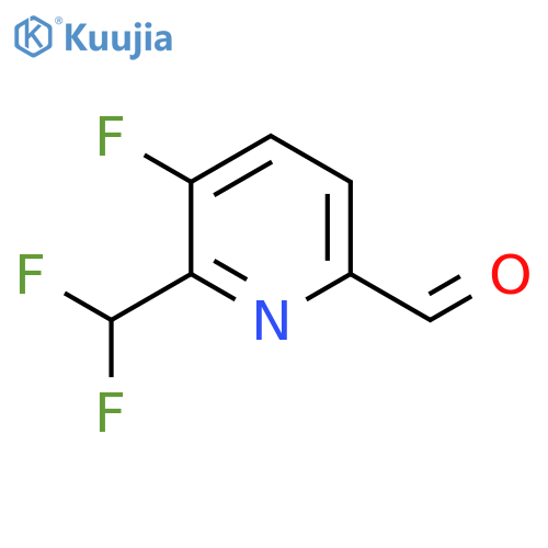 2-(Difluoromethyl)-3-fluoropyridine-6-carboxaldehyde structure