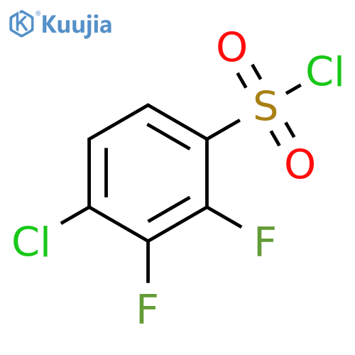 4-Chloro-2,3-difluorobenzenesulfonylchloride structure