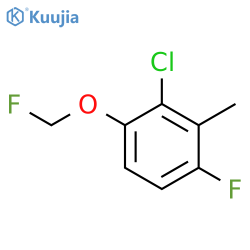 2-Chloro-6-fluoro-3-(fluoromethoxy)toluene structure