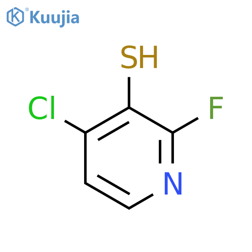 4-Chloro-2-fluoro-3-mercaptopyridine structure