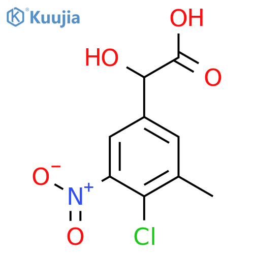 4-Chloro-3-methyl-5-nitromandelic acid structure