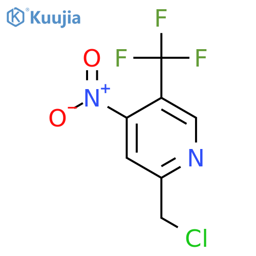 2-Chloromethyl-4-nitro-5-(trifluoromethyl)pyridine structure