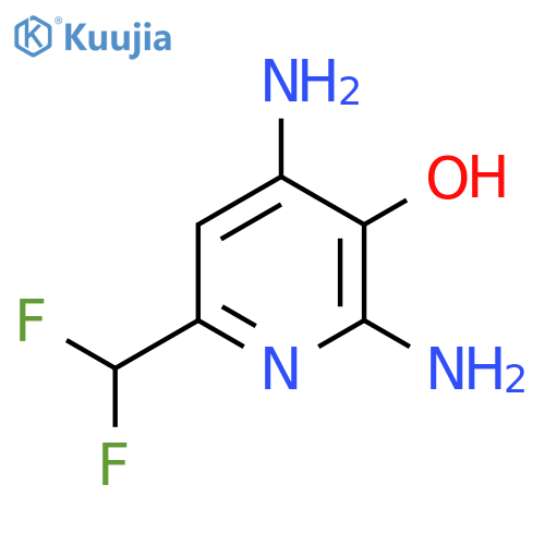 2,4-Diamino-6-(difluoromethyl)-3-hydroxypyridine structure