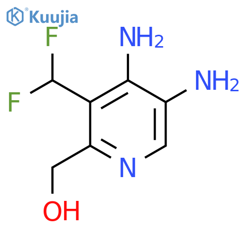 4,5-Diamino-3-(difluoromethyl)pyridine-2-methanol structure