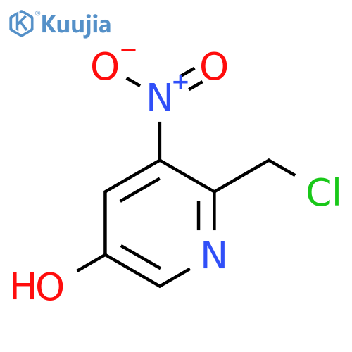 2-Chloromethyl-5-hydroxy-3-nitropyridine structure