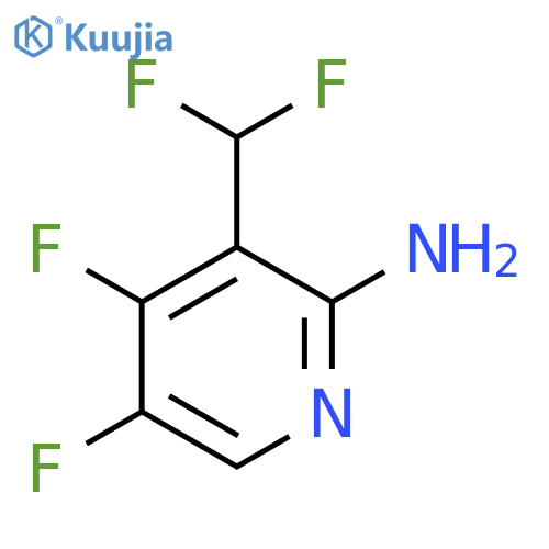 2-Amino-4,5-difluoro-3-(difluoromethyl)pyridine structure