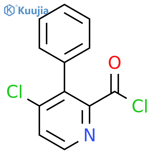 4-Chloro-3-phenylpyridine-2-carbonyl chloride structure