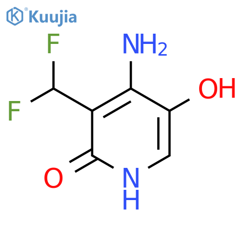 4-Amino-3-(difluoromethyl)-2,5-dihydroxypyridine structure