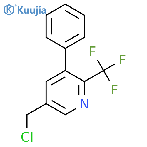 5-Chloromethyl-3-phenyl-2-(trifluoromethyl)pyridine structure