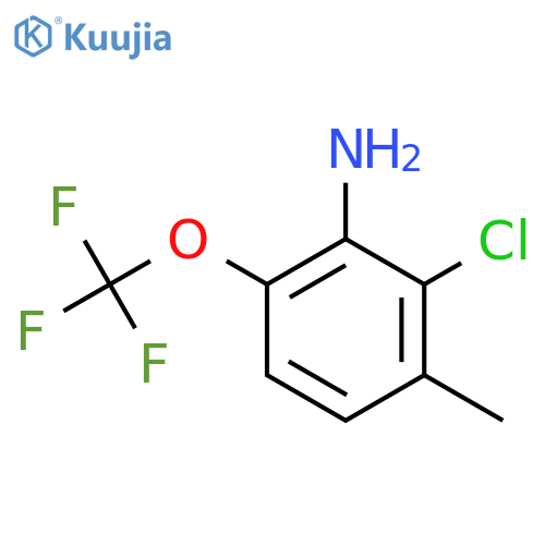 2-Chloro-3-methyl-6-(trifluoromethoxy)aniline structure