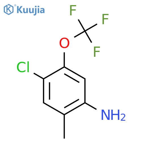 4-Chloro-2-methyl-5-(trifluoromethoxy)aniline structure