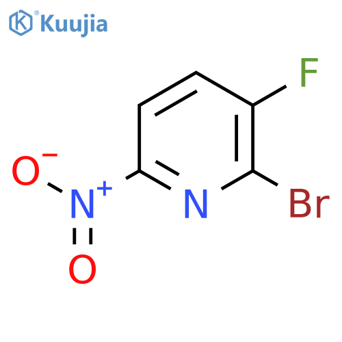 2-Bromo-3-fluoro-6-nitropyridine structure