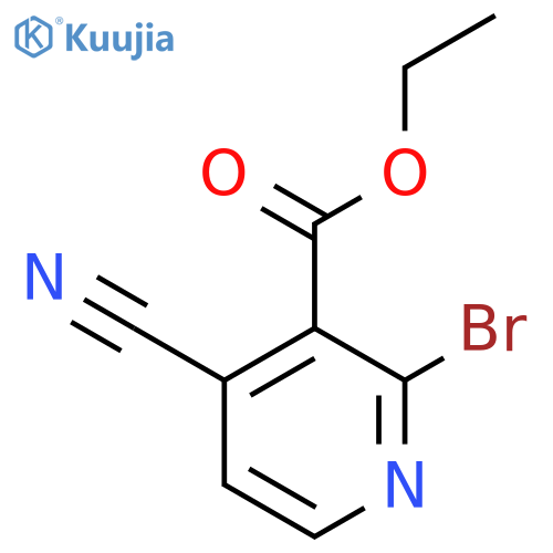 Ethyl 2-bromo-4-cyanonicotinate structure