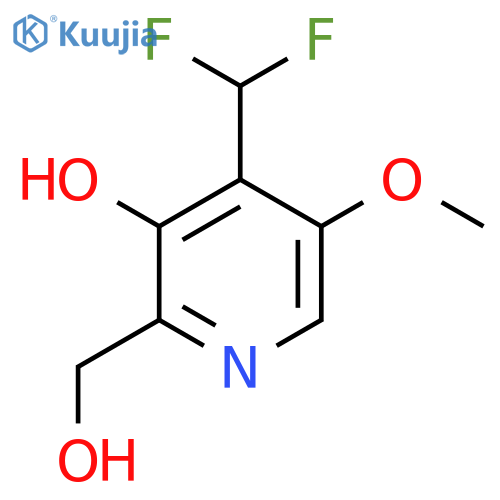 4-(Difluoromethyl)-3-hydroxy-5-methoxypyridine-2-methanol structure