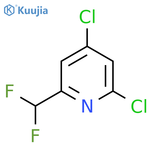 2,4-Dichloro-6-(difluoromethyl)pyridine structure