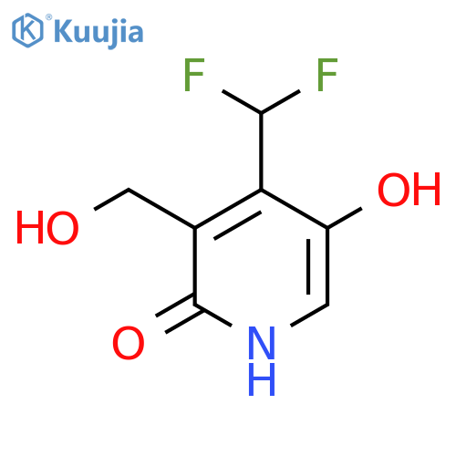 4-(Difluoromethyl)-2,5-dihydroxypyridine-3-methanol structure