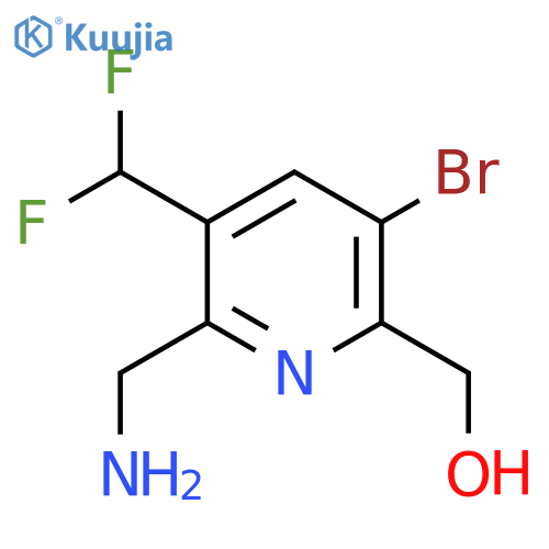 2-(Aminomethyl)-5-bromo-3-(difluoromethyl)pyridine-6-methanol structure