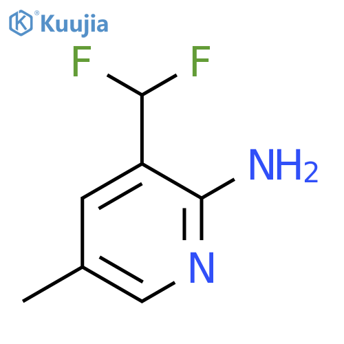 2-Amino-3-(difluoromethyl)-5-methylpyridine structure