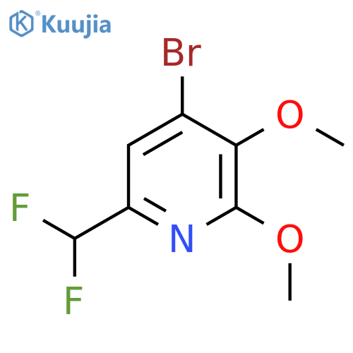 4-Bromo-6-(difluoromethyl)-2,3-dimethoxypyridine structure