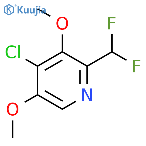 4-Chloro-2-(difluoromethyl)-3,5-dimethoxypyridine structure