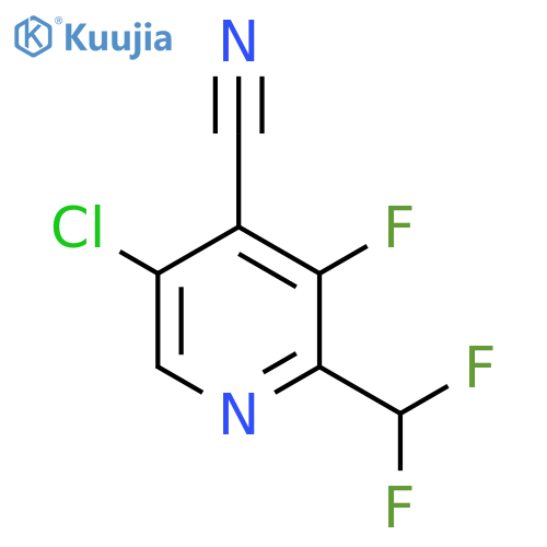 5-Chloro-4-cyano-2-(difluoromethyl)-3-fluoropyridine structure