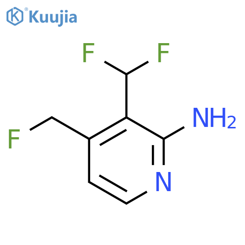 2-Amino-3-(difluoromethyl)-4-(fluoromethyl)pyridine structure