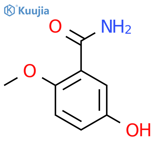 5-Hydroxy-2-methoxybenzamide structure