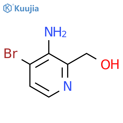3-Amino-4-bromopyridine-2-methanol structure