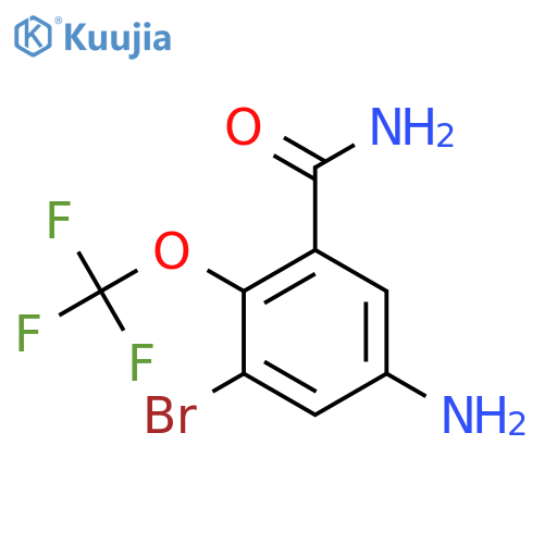5-Amino-3-bromo-2-(trifluoromethoxy)benzamide structure