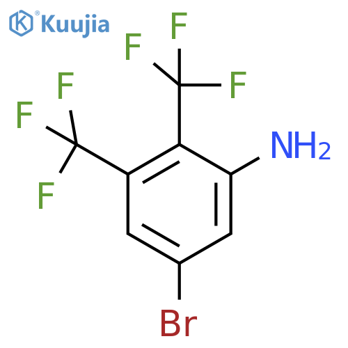 2,3-Bis(trifluoromethyl)-5-bromoaniline structure