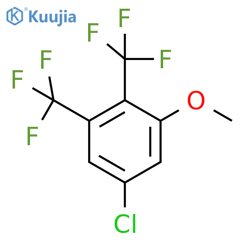 2,3-Bis(trifluoromethyl)-5-chloroanisole structure
