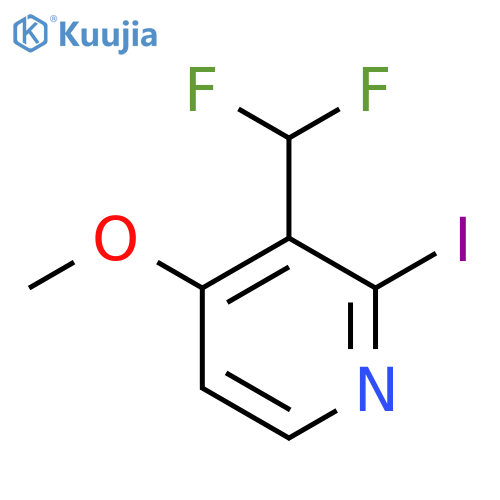 3-(Difluoromethyl)-2-iodo-4-methoxypyridine structure