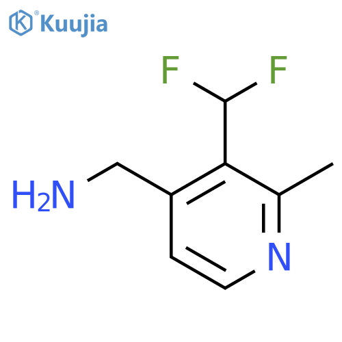 4-(Aminomethyl)-3-(difluoromethyl)-2-methylpyridine structure