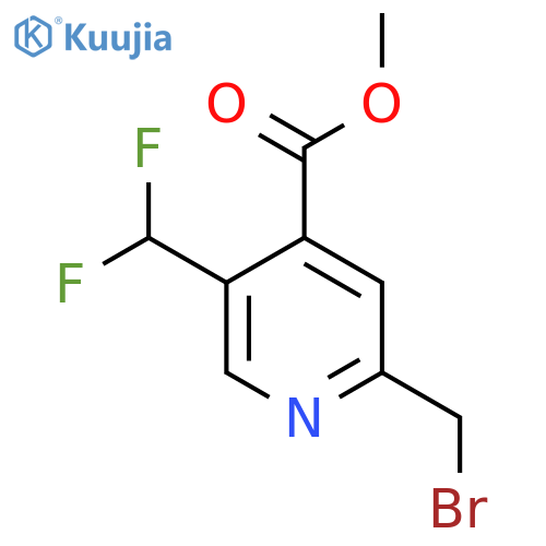 Methyl 2-(bromomethyl)-5-(difluoromethyl)pyridine-4-carboxylate structure