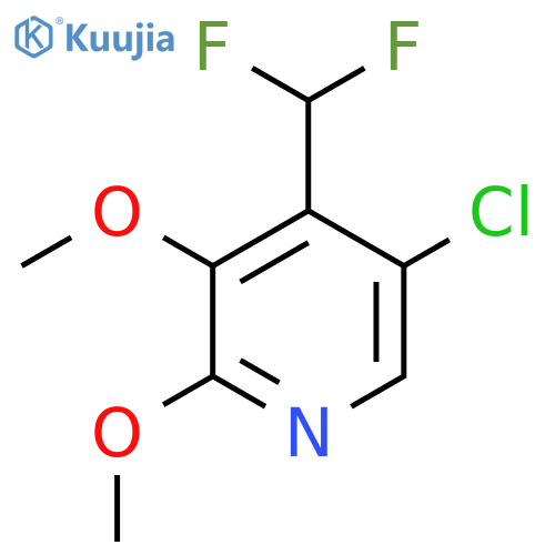 5-Chloro-4-(difluoromethyl)-2,3-dimethoxypyridine structure