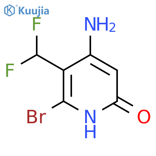 4-Amino-2-bromo-3-(difluoromethyl)-6-hydroxypyridine structure