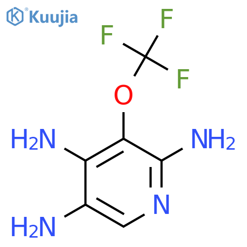 2,4,5-Triamino-3-(trifluoromethoxy)pyridine structure