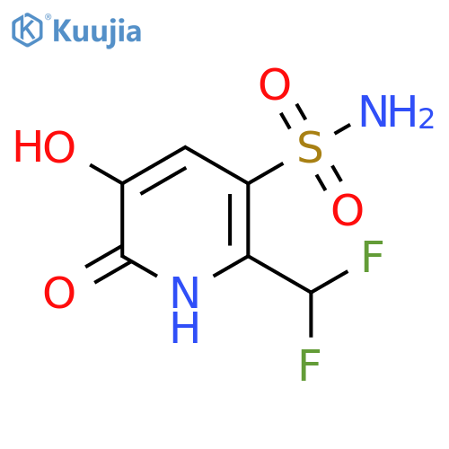 6-(Difluoromethyl)-2,3-dihydroxypyridine-5-sulfonamide structure
