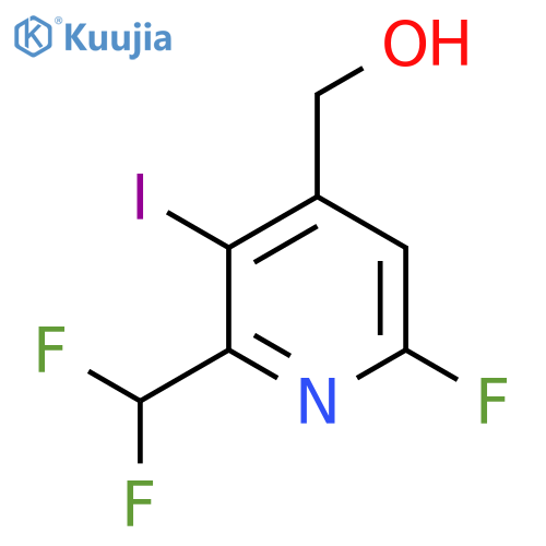 2-(Difluoromethyl)-6-fluoro-3-iodopyridine-4-methanol structure