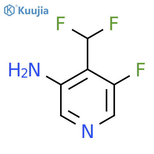 3-Amino-4-(difluoromethyl)-5-fluoropyridine structure