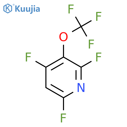 2,4,6-Trifluoro-3-(trifluoromethoxy)pyridine structure